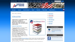 eLibraryUSA | Americké Centrum