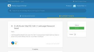 E-Life Router http192.168.1.1 web page Password Reset ... - Mobily
