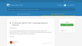 E-Life Router http192.168.1.1 web page Password Reset (2 ... - Mobily