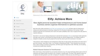 Welcome to the online press kit for Elify