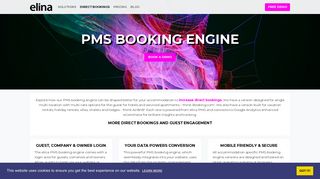 Login for guests, owners or corporates - Elina PMS