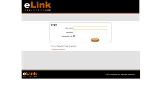 eLink - Log in