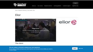 Elior | Highfield e-learning