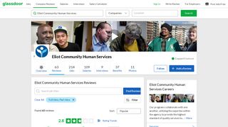 Eliot Community Human Services Reviews | Glassdoor