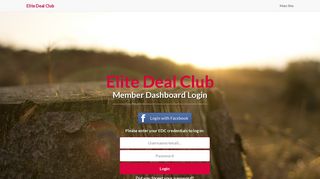 Elite Deal Club | User Login