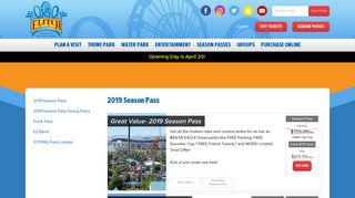 2019 Season Pass - Elitch Gardens Theme and Water Park