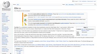 Elite 11 - Wikipedia