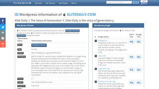 ELITEDAILY.COM is proudly powered by Wordpress.