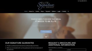 Home New • Elite Signature DJ Service