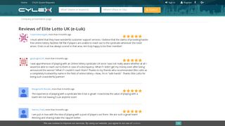 Reviews of Elite Lotto UK (e-Luk) - Cylex
