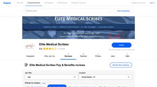 Working at Elite Medical Scribes: Employee Reviews about Pay ...