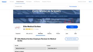Elite Medical Scribes Pay & Benefits reviews: Medical Scribe - Indeed