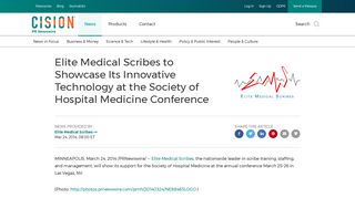 Elite Medical Scribes to Showcase Its Innovative Technology at the ...