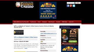Free Sign Up Bonus No Deposit Required | Elite Mobile Casino |