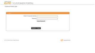 Elite customer portal
