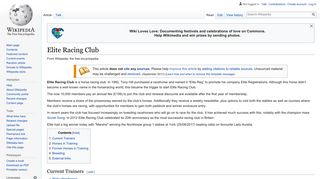 Elite Racing Club - Wikipedia