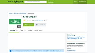 Elite Singles Reviews - ProductReview.com.au