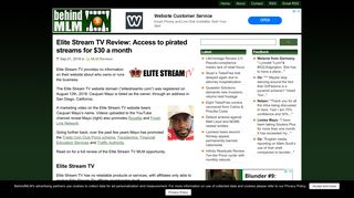 Elite Stream TV Review: Access to pirated streams for $30 a month