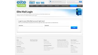 Elite Mail Login - Elite Mobile