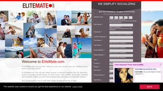 We Simplify Socializing: EliteMate.com