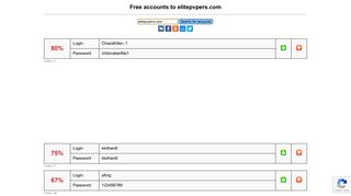 elitepvpers.com - free accounts, logins and passwords