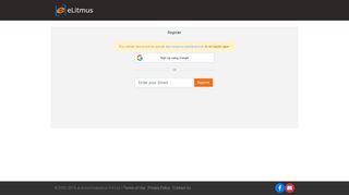 eLitmus.com | Register