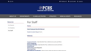For Staff - Elizabeth City-Pasquotank Public Schools