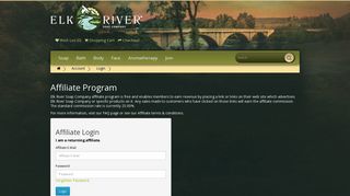 Affiliate Program - Elk River Soap Company