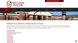 Bank | Elkhorn Valley Bank and Trust