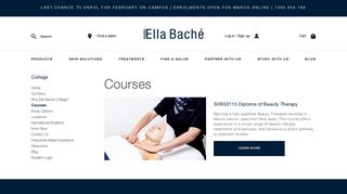 Beauty Therapy Courses | Online and On-Campus – Ella Baché