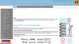 ELLC - East London Lettings Company - Home Page