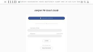 Login - ELLE.com.hk