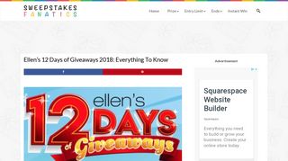 Ellen's 12 Days of Giveaways 2018: Everything To Know