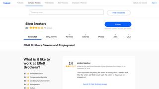 Ellett Brothers Careers and Employment | Indeed.com