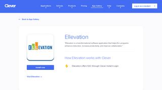 Ellevation - Clever application gallery | Clever
