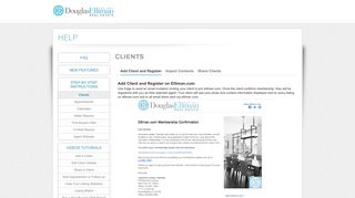 Elliman Edge - Help | Clients