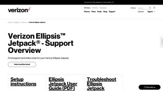 Verizon Ellipsis Jetpack - Support Overview | Verizon Wireless