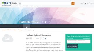 Health & Safety E-Learning by Ellis Whittam Group