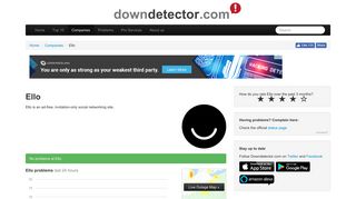 Ello down? Current problems and outages | Downdetector