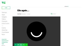 Ello again… | TechCrunch