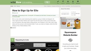 How to Sign Up for Ello (with Pictures) - wikiHow