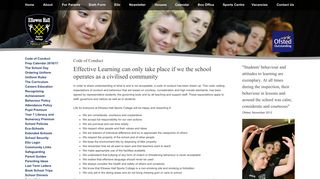 Code of Conduct - Ellowes Hall Sports College
