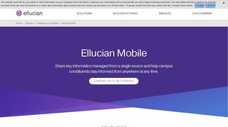 Mobile Campus Solution for Higher Education, Mobile ... - Ellucian