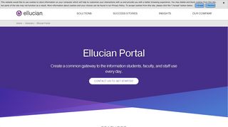 Higher education portal software | Ellucian Portal