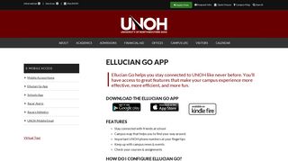 Ellucian Go App | UNOH