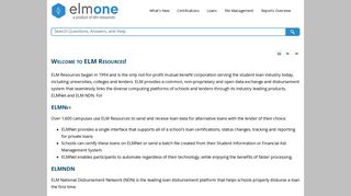 Welcome to ELM Resources! - ELMONE