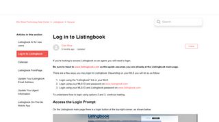 Log in to Listingbook – Elm Street Technology Help Center
