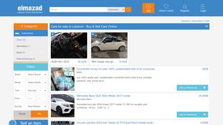 Cars for sale in Lebanon, Second Hand Vehicles & Used ... - Elmazad