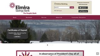 Elmira Savings Bank: Home