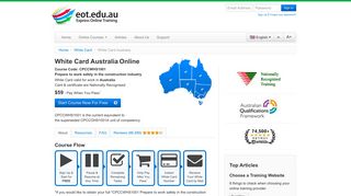 White Card Australia - Official Online Course, 24/7
